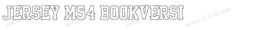 Jersey M54 BookVersi字体转换